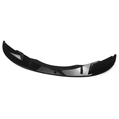 Front Bumper Spoiler Lip Glossy Black for BMW E90 E92 M3 (2008-2013)