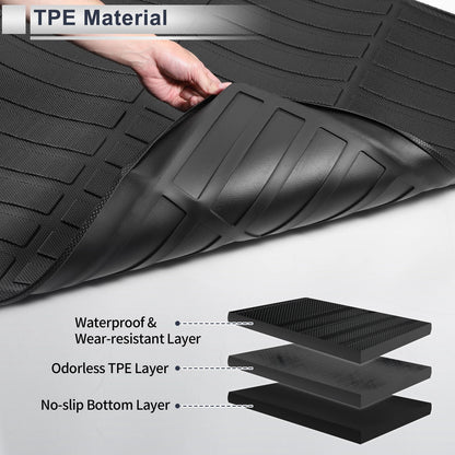 TPE Cargo Liner Rear Trunk Mat for Mitsubishi Outlander PHEV (2022-2024)