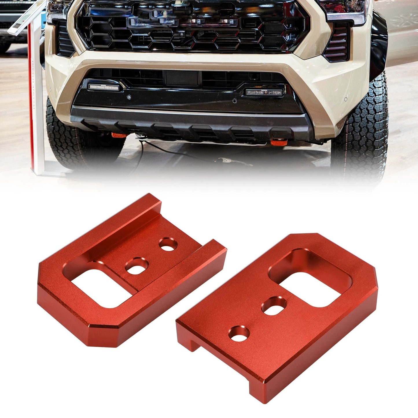 Front Tow Hooks for Toyota Tacoma 4Runner Land Cruiser 250 (2024–2026)