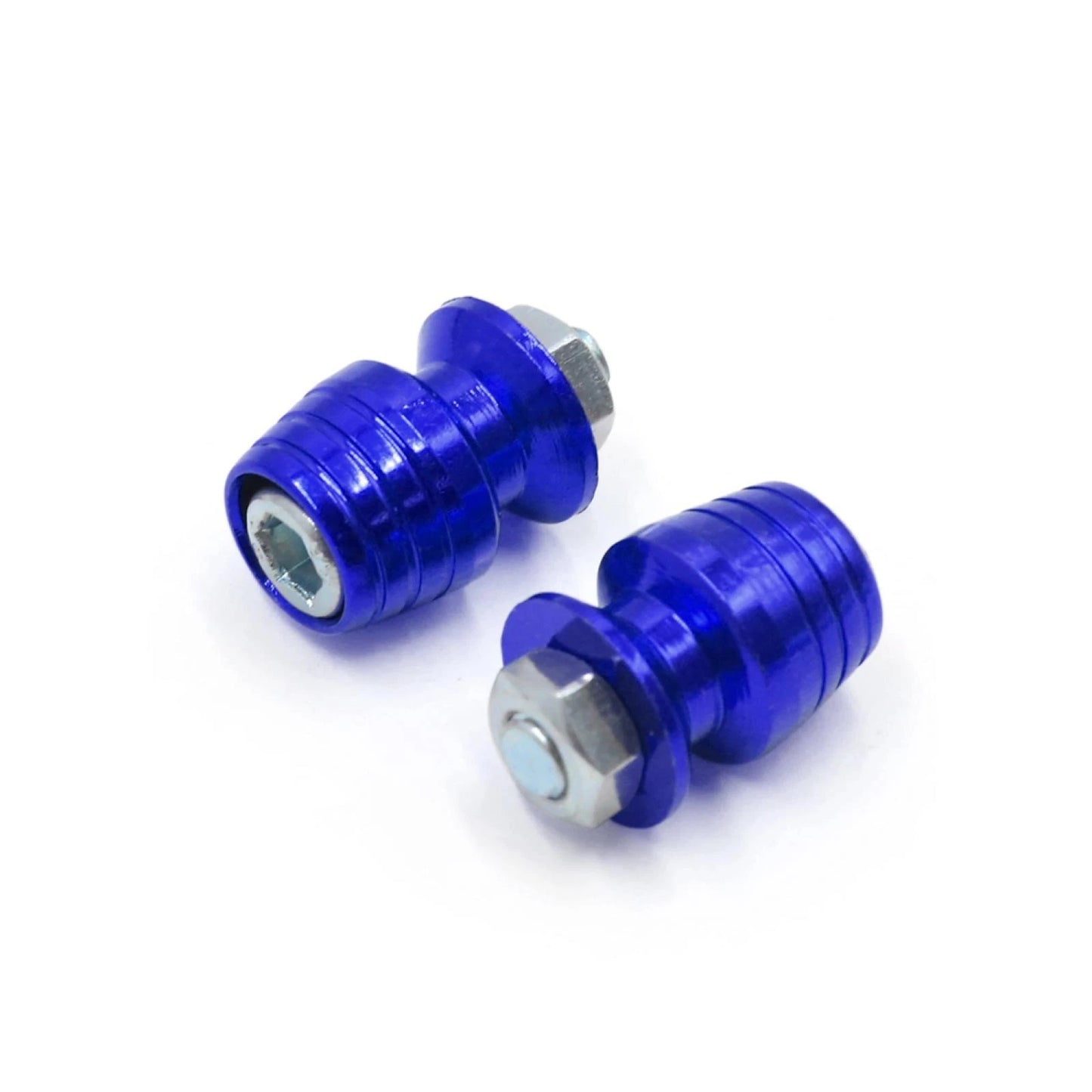 4x Universal Blue Metal License Plate Bolt Screw for Motorcycle