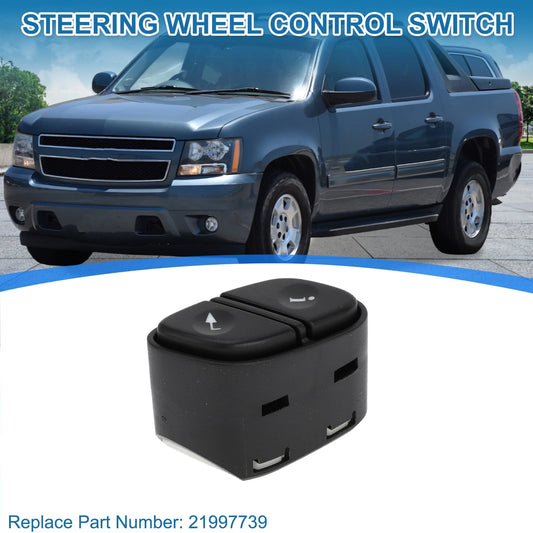 Steering Wheel Control Switch for Cadillac Escalade Plastic Black