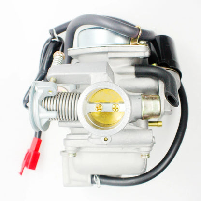Electric Auto Choke 24mm Carburetor for GY6 125 150cc ATV Quad Bike