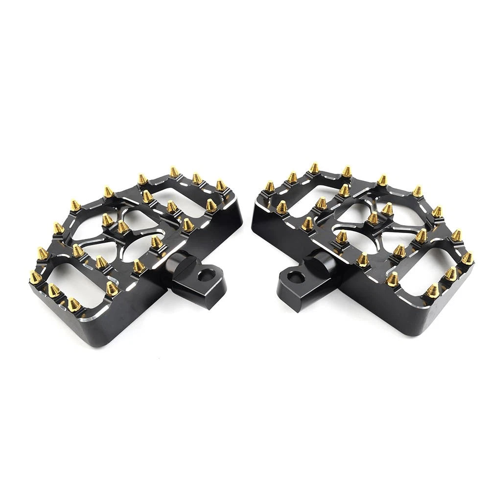 Wide MX Style Foot Pegs for Harley Touring Sportster Softail