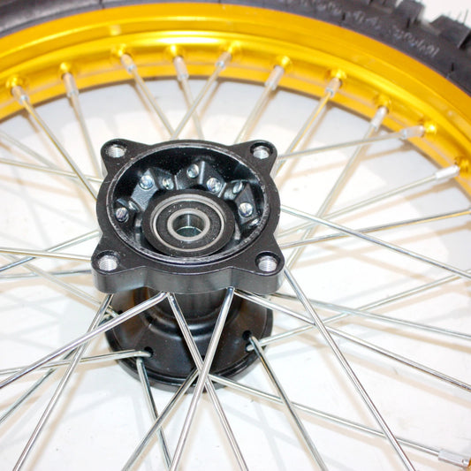 12mm Axle Front Wheel Rim Tire for PIT PRO Dirt Bike (60-100) 14"