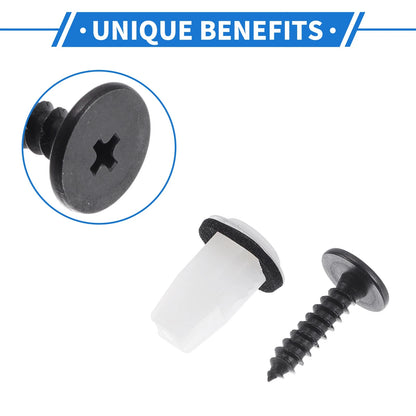 10 x Car Fender Liner Splash Shield Bumper Cover Screws for Honda Accord (2003-2007)