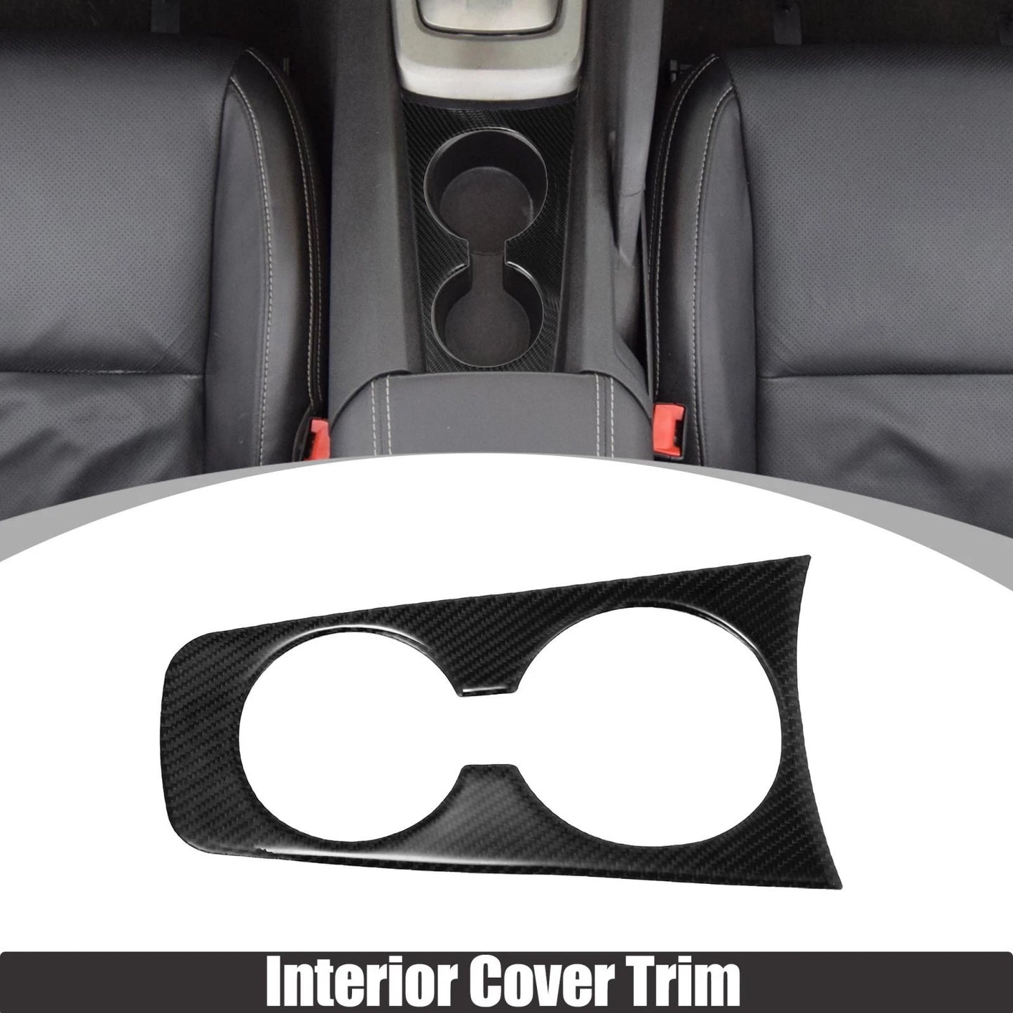 Cup Holder Frame Cover Sticker Trim for Chevrolet Camaro (2010-2015)