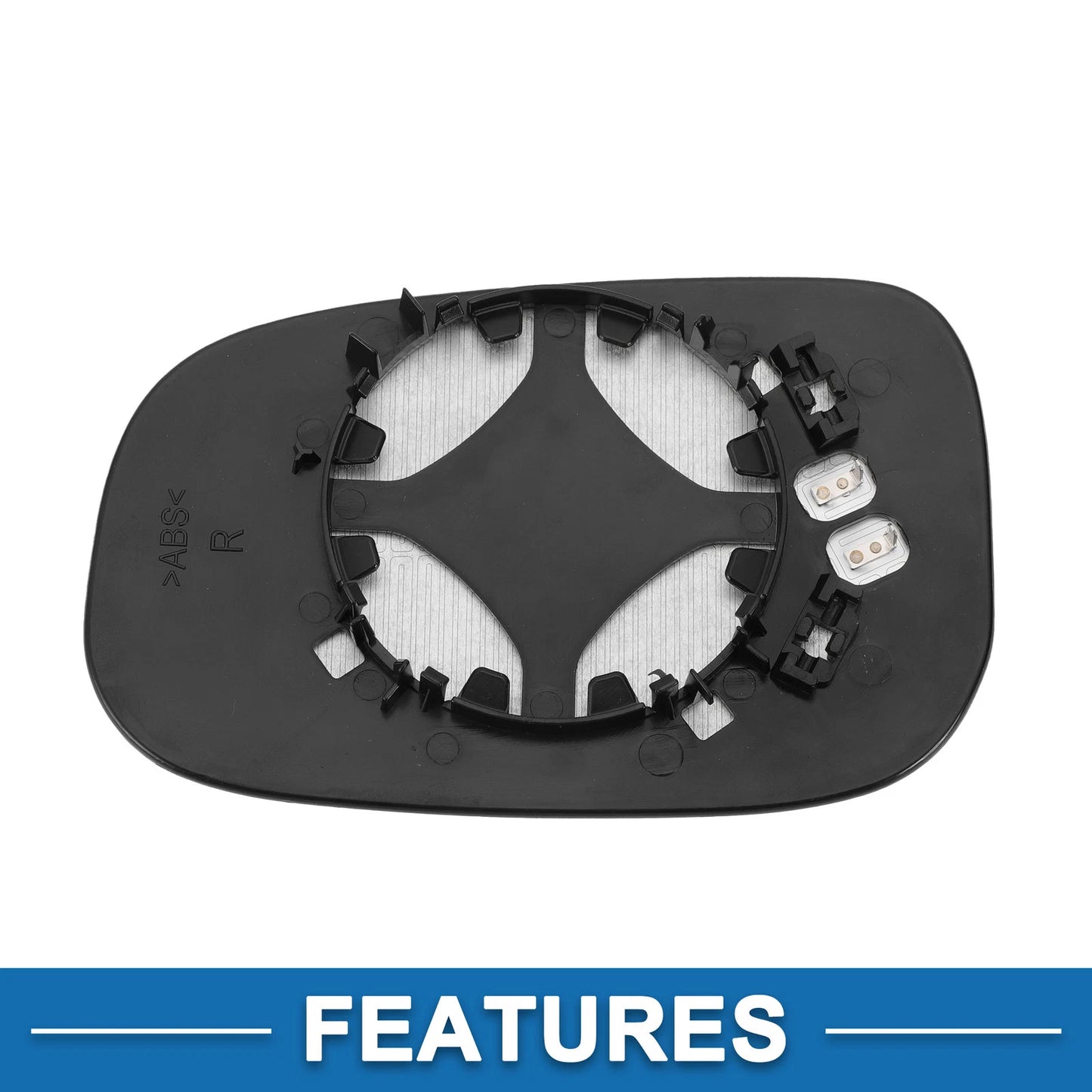 Heated Right Side Mirror Glass for Volvo C30 C70 S40 S60 V50 V70 (2001-2016)