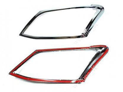 Chrome Headlight Covers for Isuzu D-Max (2012-2015)