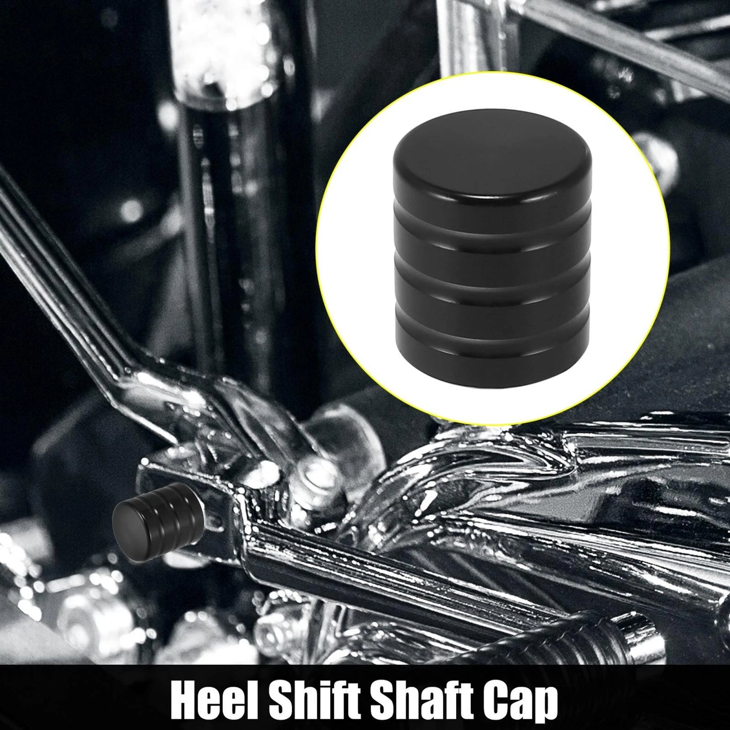 Heel Shift Shaft Cap Black for Harley Davidson