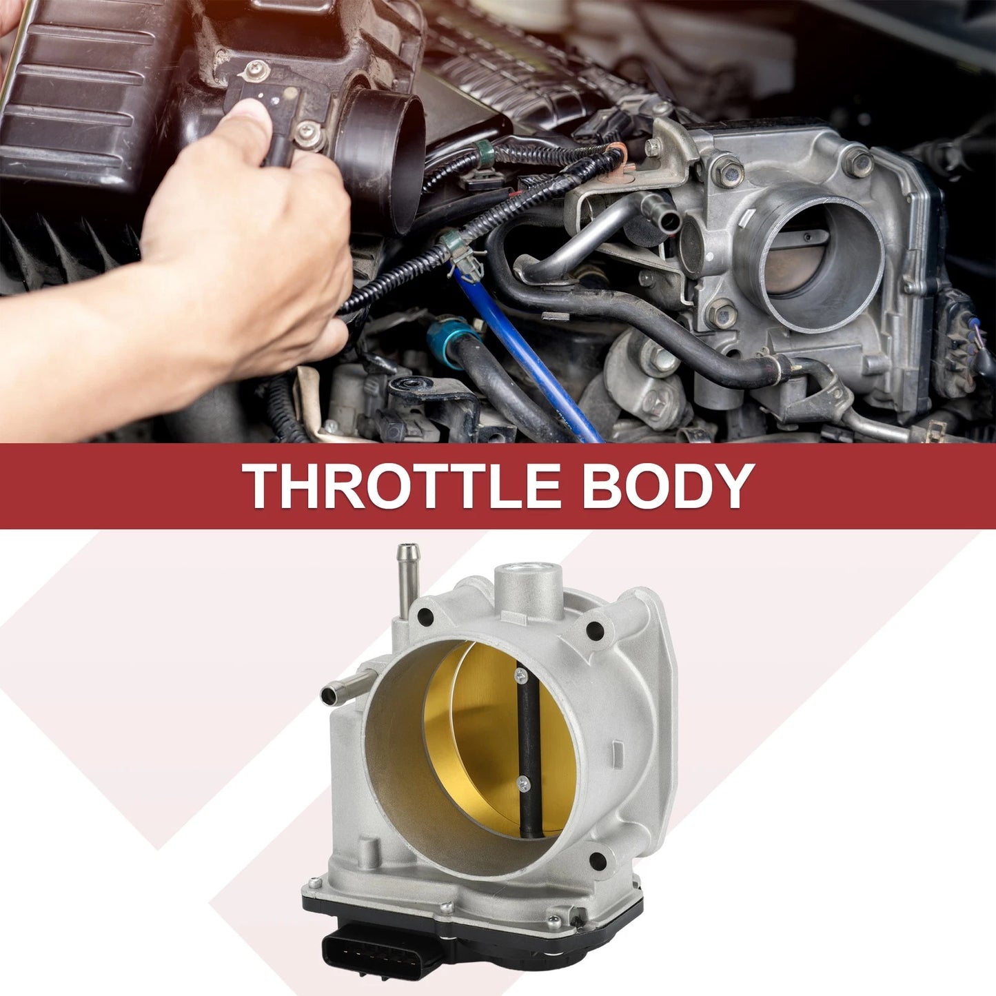 Throttle Body Actuator for Volvo XC90 S80 V8 4.4L (2005-2011)