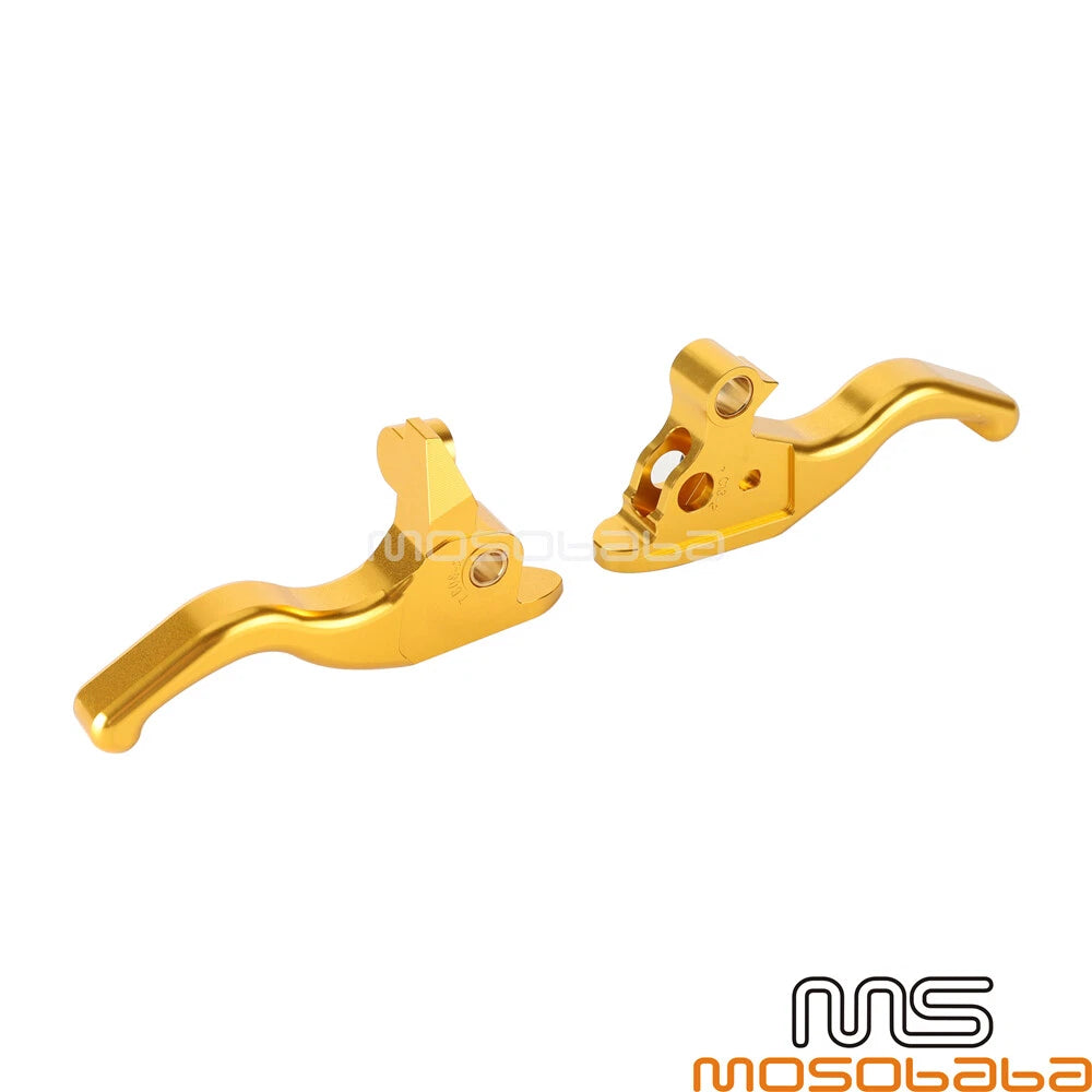 Finger Hand Brake Clutch Levers for Harley Touring Road Glide (2008-2023)