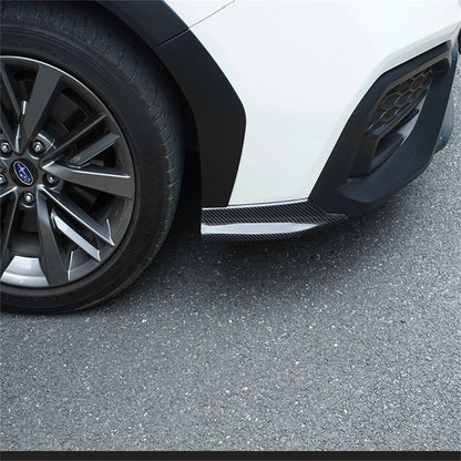Carbon Fiber Front Bumper Side Corner Cover Trim for Subaru WRX (2022-2024)