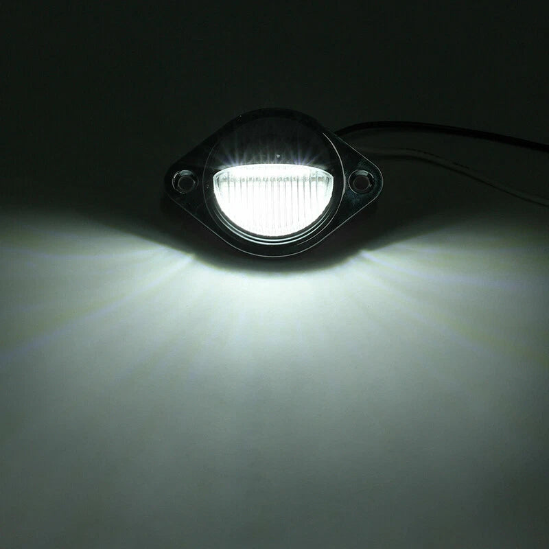 1Pc LED Deck Courtesy Light for Marine Boat RV Waterproof White Stern Lamp
