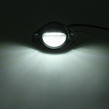 1Pc LED Deck Courtesy Light for Marine Boat RV Waterproof White Stern Lamp