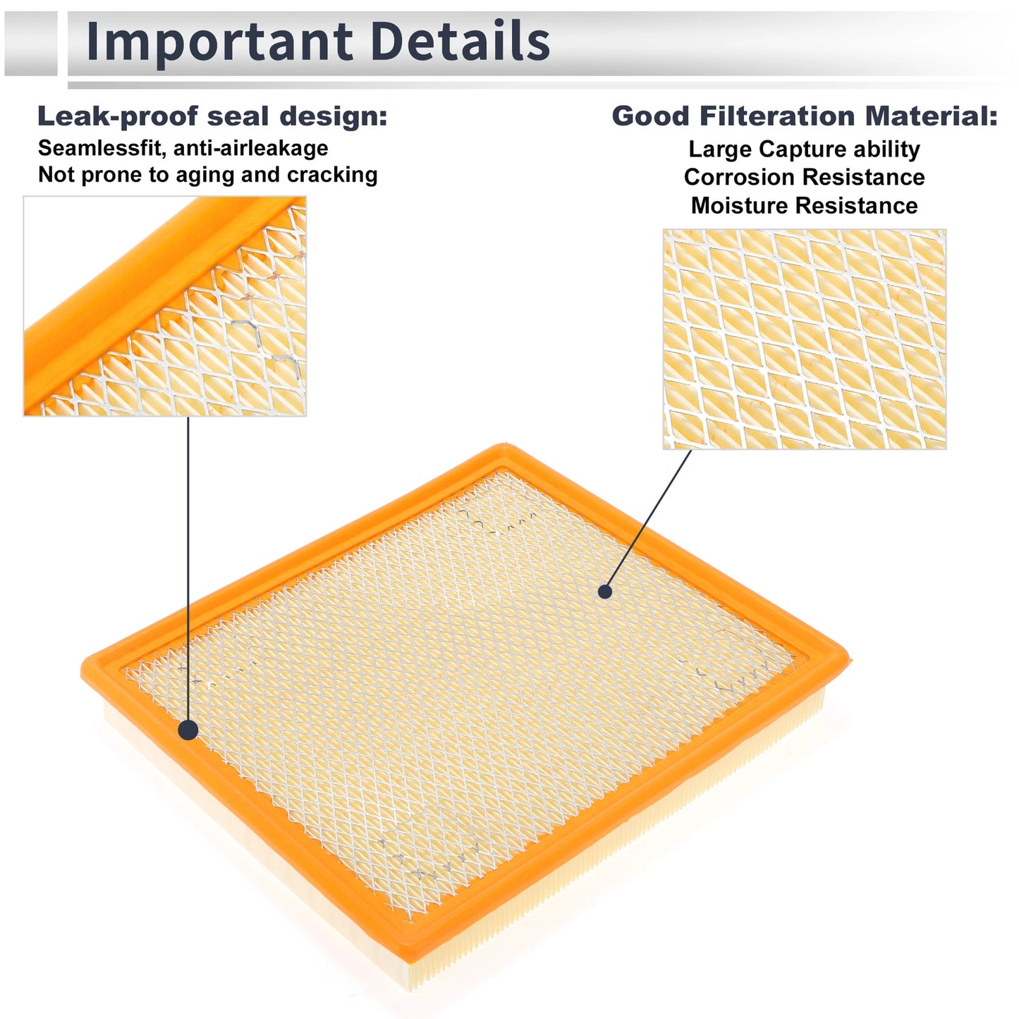 Engine Air Filter 2.0L for Chevrolet Malibu (2013 - 2015)