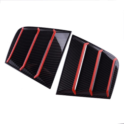 Dodge Charger Window Scoop Side Slat Carbon Fiber Style 2 x Covers (2011-2021)