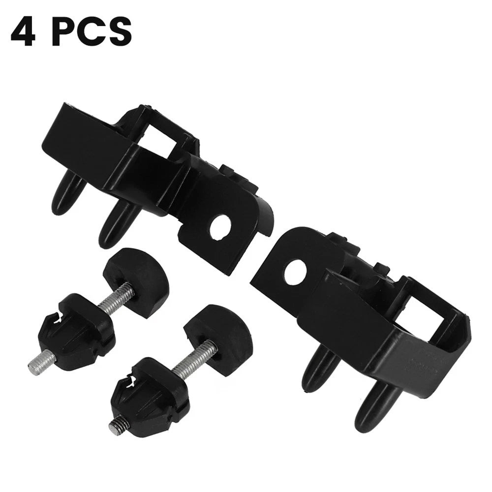 4x Hood Bumper Stopper Bracket for Ford Fusion MKZ (2013-2020)