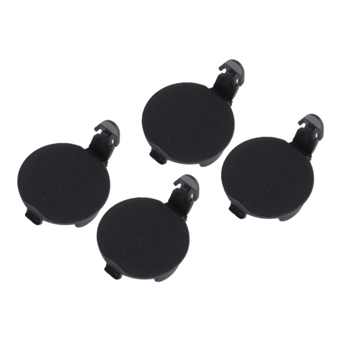 4 x Black Inner Door Handle Plug Covers for Toyota Corolla (2014-2018)