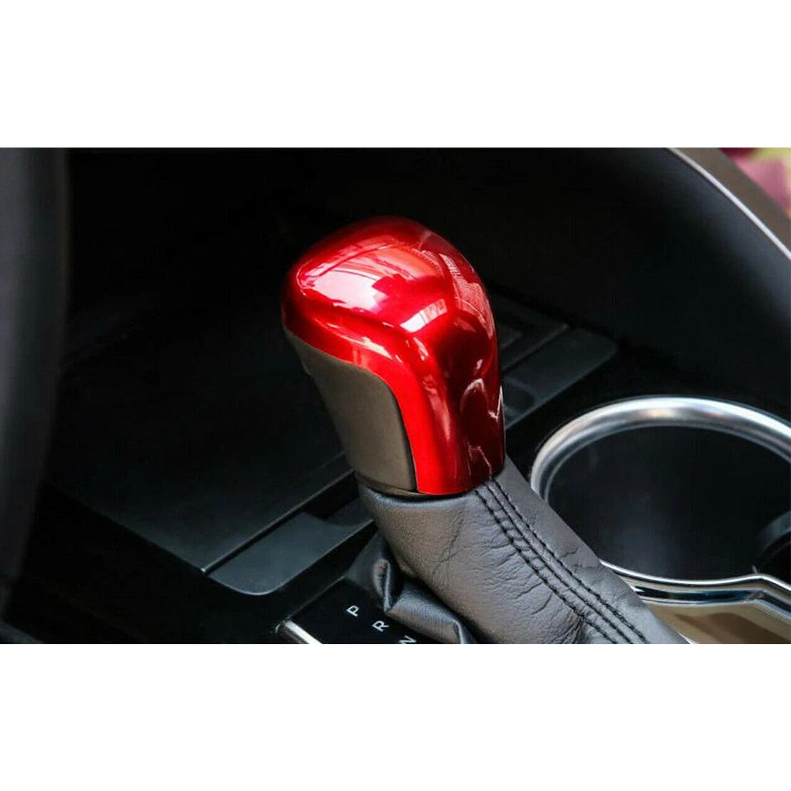 Red ABS Gear Shift Knob Cover for Toyota Corolla (2020)