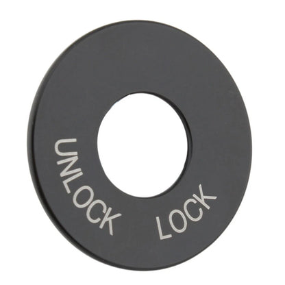 Black Ignition Fork Lock Trim Insert for Harley Road King FLHR (1994-2024)