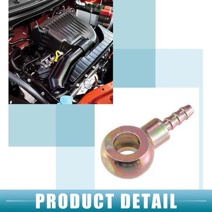 Universal 10mm ID Banjo Bolt Hose Barb Fitting Adapter for Motorcycle
