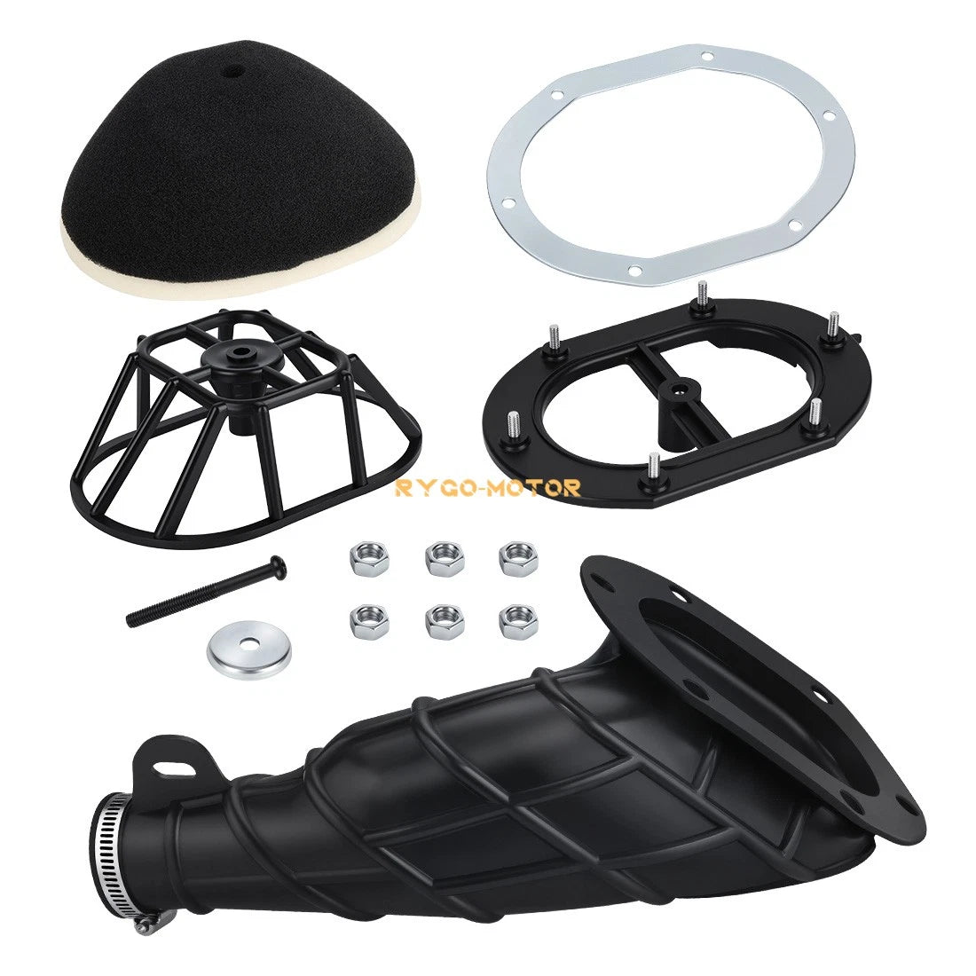 Air Filter Kit Intake Plate Guide Holder Duct Boot for Yamaha Blaster YFS200