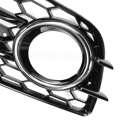 Fog Light Bumper Grill Intake for AUDI A4 S-LINE S4 B8 2008-2012