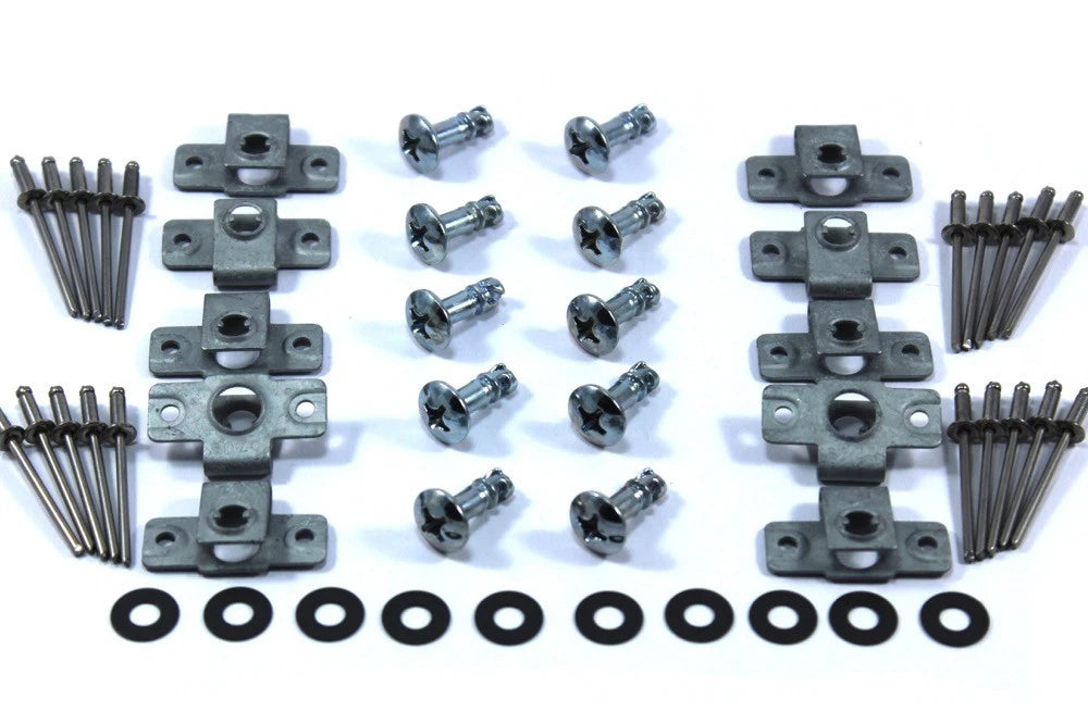Dzus 17mm Posi Star Fixation Carénages Attaches 10x for Moto Fork