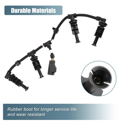 Glow Plug Wiring Harness Left Driver Side for Ford F-250 F-350 (2008-2010)