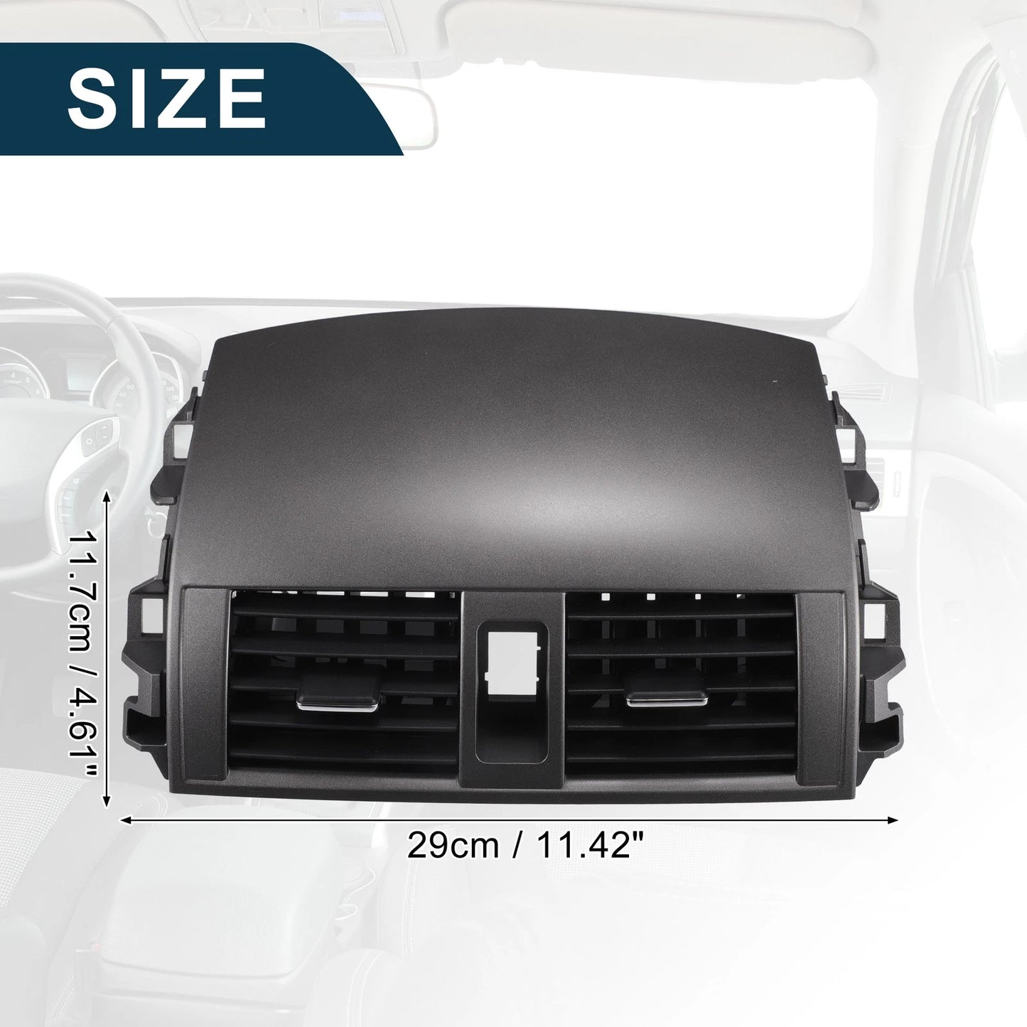 Center Dash A/C Outlet Air Vent Panel for Toyota Corolla (2008-2013)