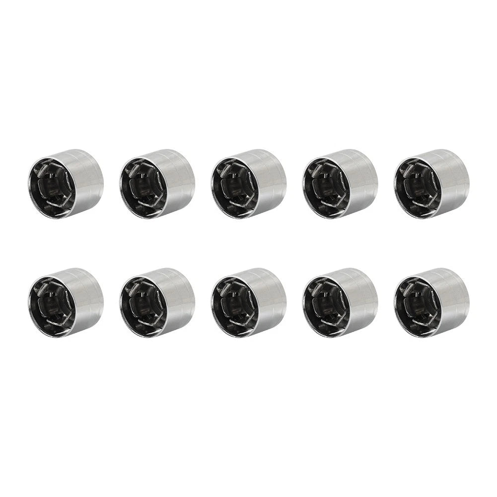 10 x Engine Cover Bolts Screw Caps CNC for Harley Twin Cam Dyna Softail Chrome