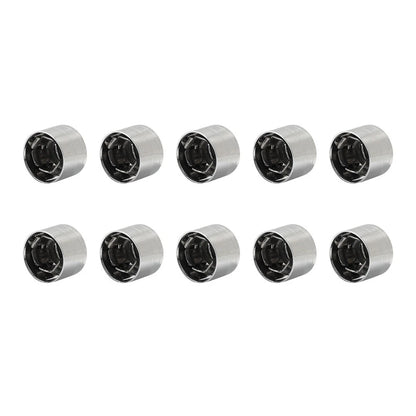 10 x Engine Cover Bolts Screw Caps CNC for Harley Twin Cam Dyna Softail Chrome