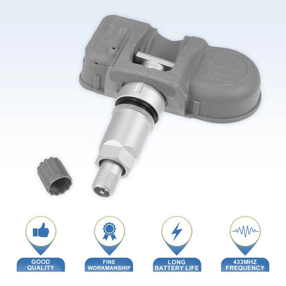 4 x Tire Pressure Sensors TPMS 433MHz for Mercedes-Benz W204 W205 (2010-2020)