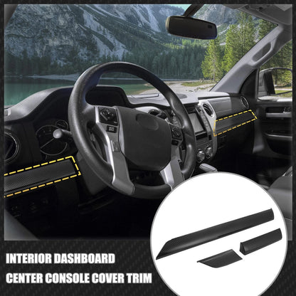 Carbon Fiber Dashboard Panel Cover for Toyota Tundra (2014-2021)