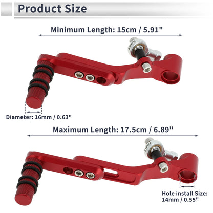 Shifter Lever for Honda CBR650R 2019-2022 - Red Motorcycle Gear