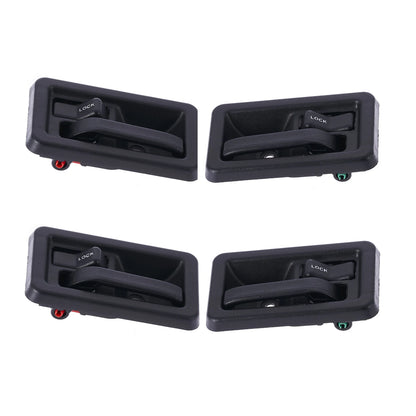 Inner Door Handle 4pcs Textured Black for Jeep Wrangler TJ (1997–2006)