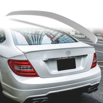 Palladium Silver ABS Boot Spoiler for Mercedes Benz W204 C204 (2007-2014)