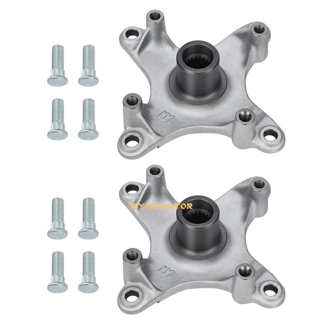 2 x Rear Left Right Hub & Bolts for Polaris Sportsman 300 400 (2008–2010)