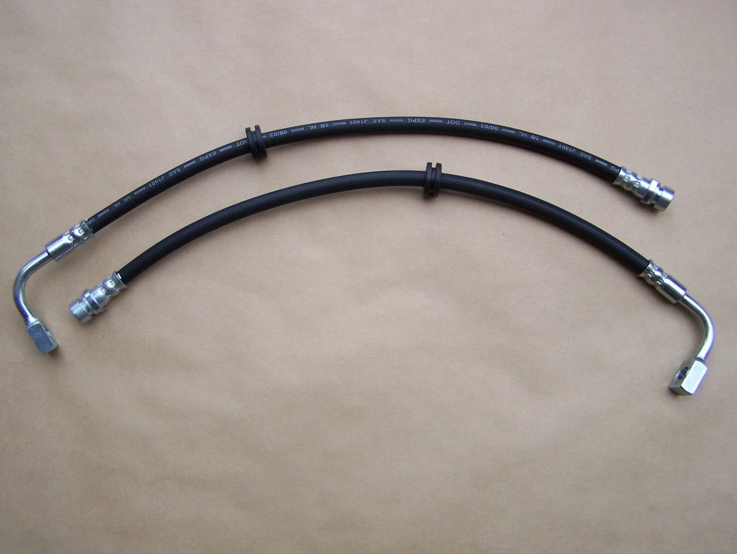 Front Brake Hose Set (2) for BA BF Ford Falcon (Not XR8, XR6T)