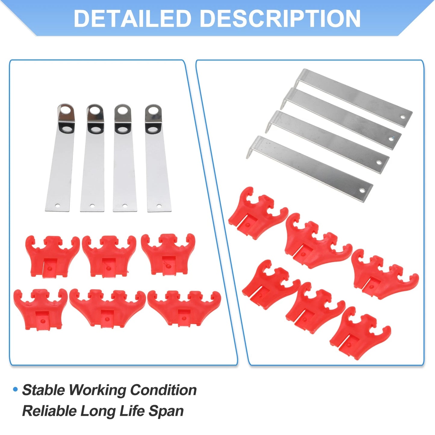 Engine Spark Plug Looms Separators for Chevy Ford 7/8/9mm Red