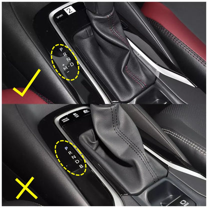 Gear Shift Water Cup Frame Steel Black Cover Trim for Toyota Corolla (2020-2024)