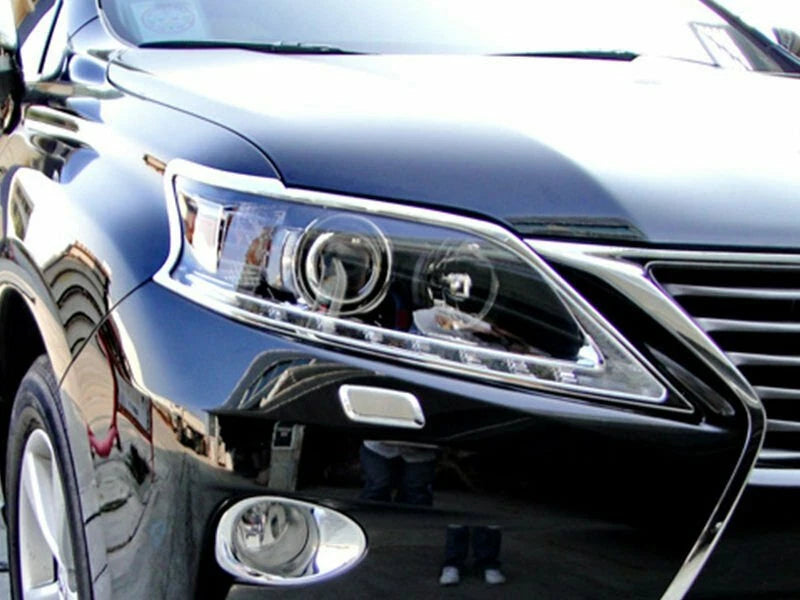 Head Light Bezel Cover Chrome Trim for Lexus RX350 (2012-2015)