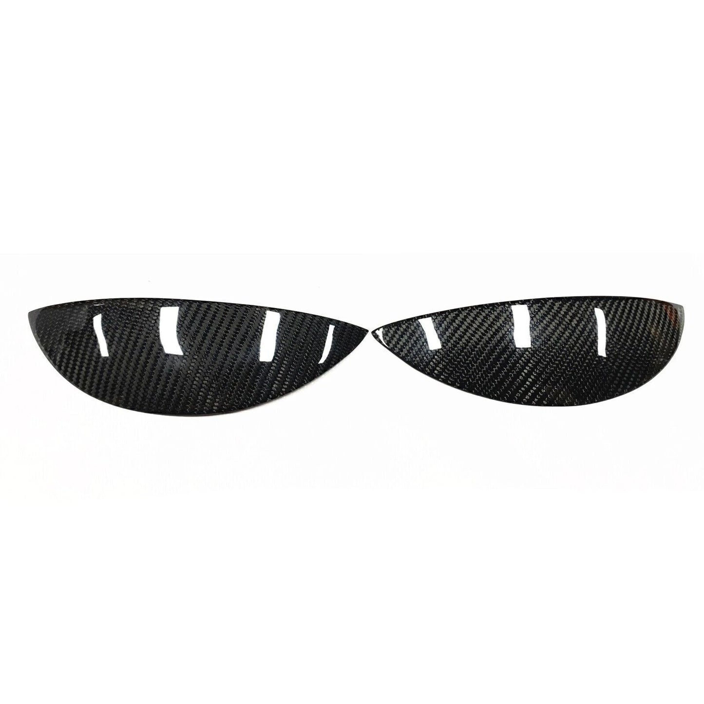 2 x Carbon Fiber Headlight Eyelid Covers for Ora (2018-2022)