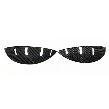 2 x Carbon Fiber Headlight Eyelid Covers for Ora (2018-2022)
