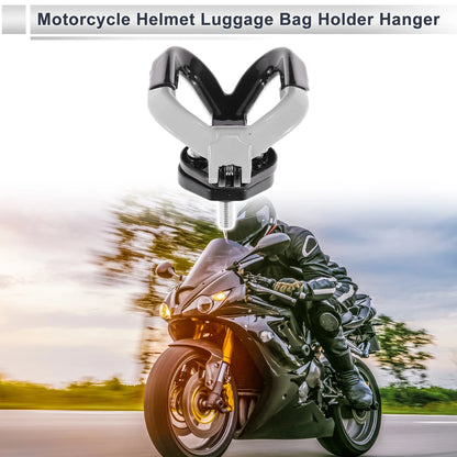 Butterfly-type Double Hooks Motorcycle Hanging Hook Black White for Make Model