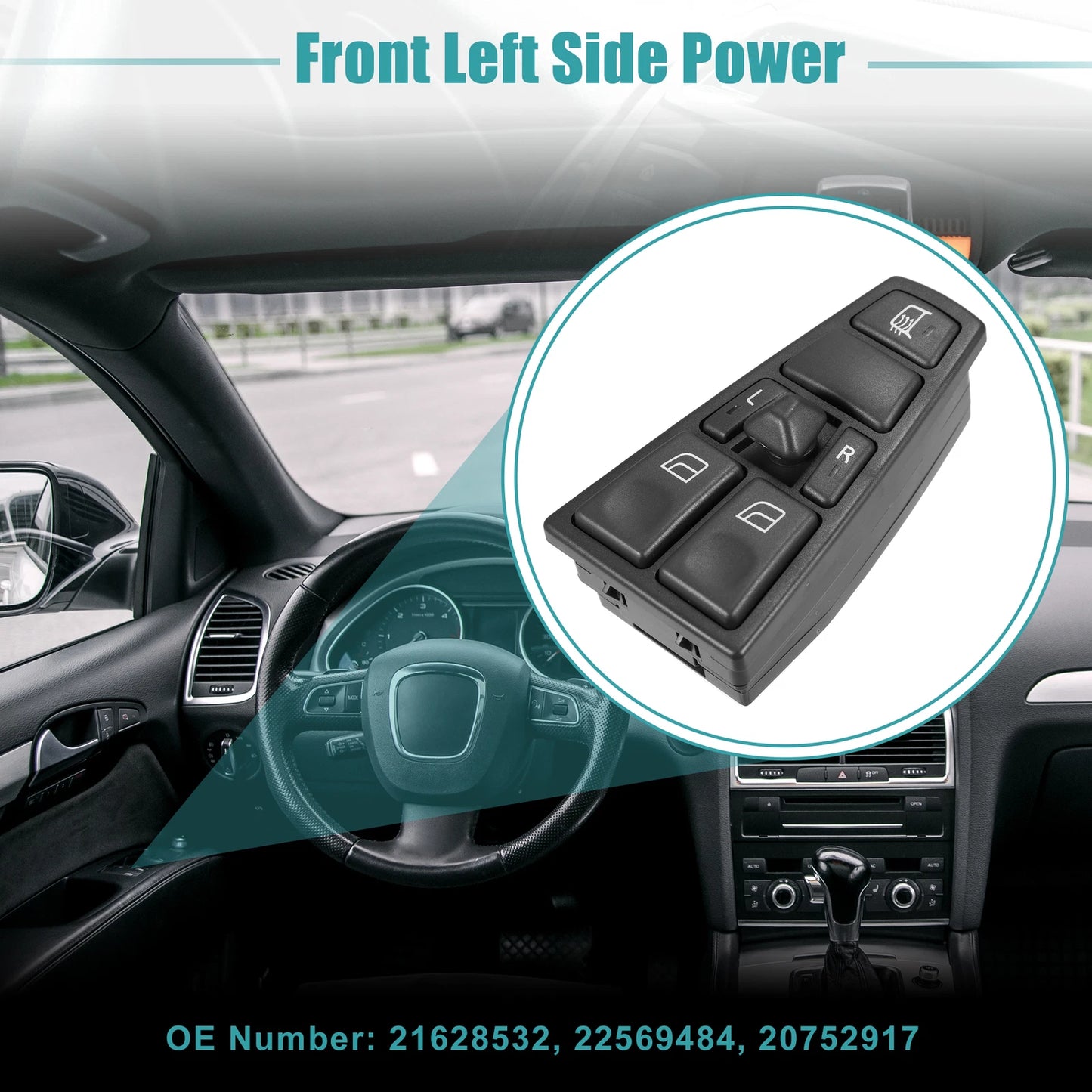 Power Window Control Switch for Volvo VNL (2004-2023)