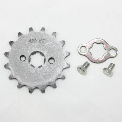 16T 17mm Front Sprocket for PIT TRAIL QUAD DIRT BIKE ATV BUGGY