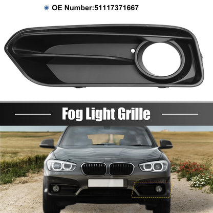 Left Fog Light Mesh Grille for BMW 1 Series F20 F21 Sport (2015-2018)