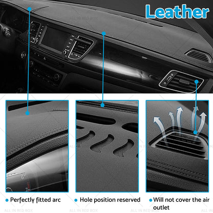 Dash Mat Cover Microfiber Leather for Navara NP300 D23 (2015-2023)