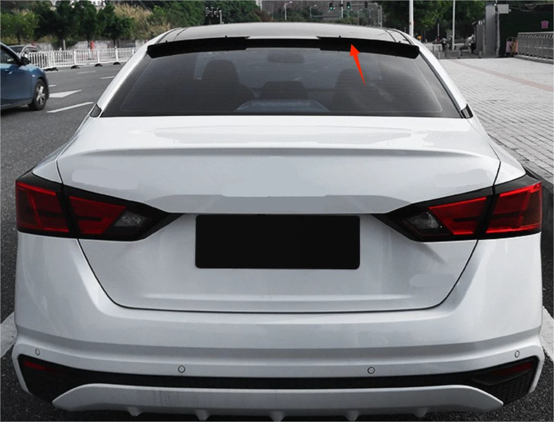 Roof Spoiler Wing JDM Style for Nissan Altima Sedan 4DR Glossy Black (2019-2024)